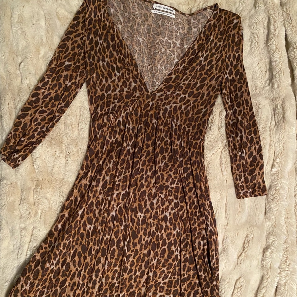 Leopard print dress